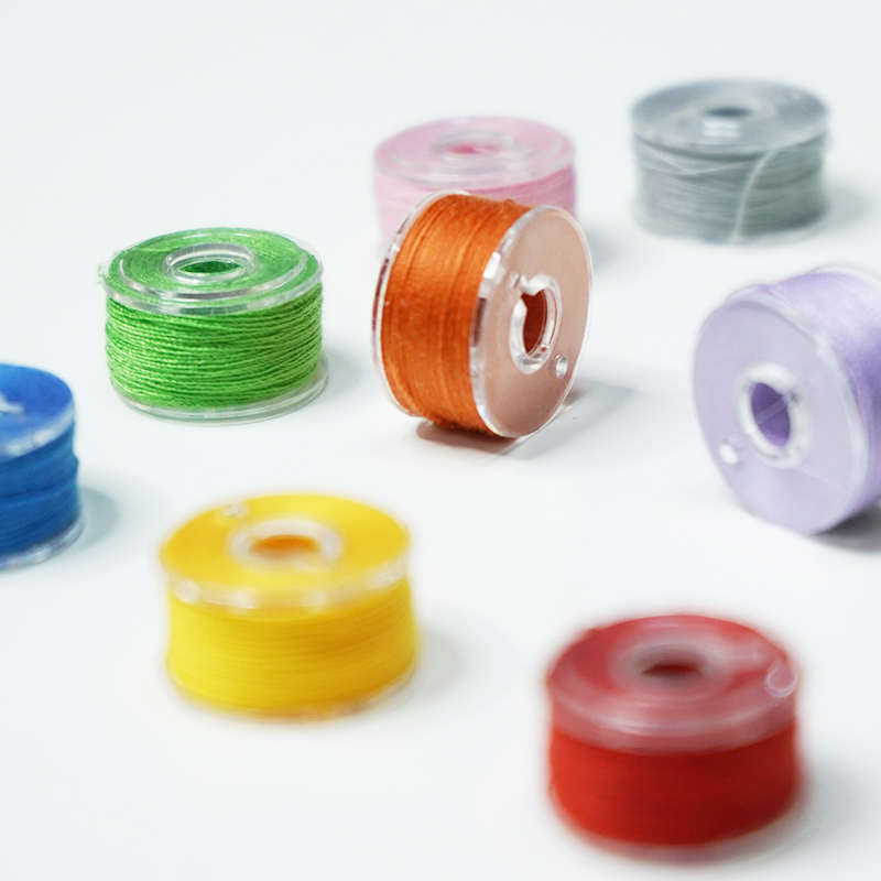 Máquina de coser con hilo de bobina para el hogar, caja de bobina vacía, caja de bobina de hilo de coser multicolor con 25 cajas de bobina