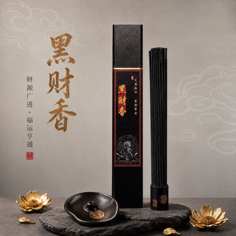Black God of Wealth incense, Xizang incense, the first incense for attracting wealth, handmade incense for attracting wealth, energy incense for attracting side income, home fragrance, natural incense Black God of Wealth incense, Xizang incense, the first incense for attracting wealth, handmade incense for attracting wealth, energy incense for attracting side income, home fragrance, natural incense