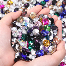 定制服装镶钻箱包饰品配件手机壳贴钻美甲钻水晶尖底异形钻肥方钻