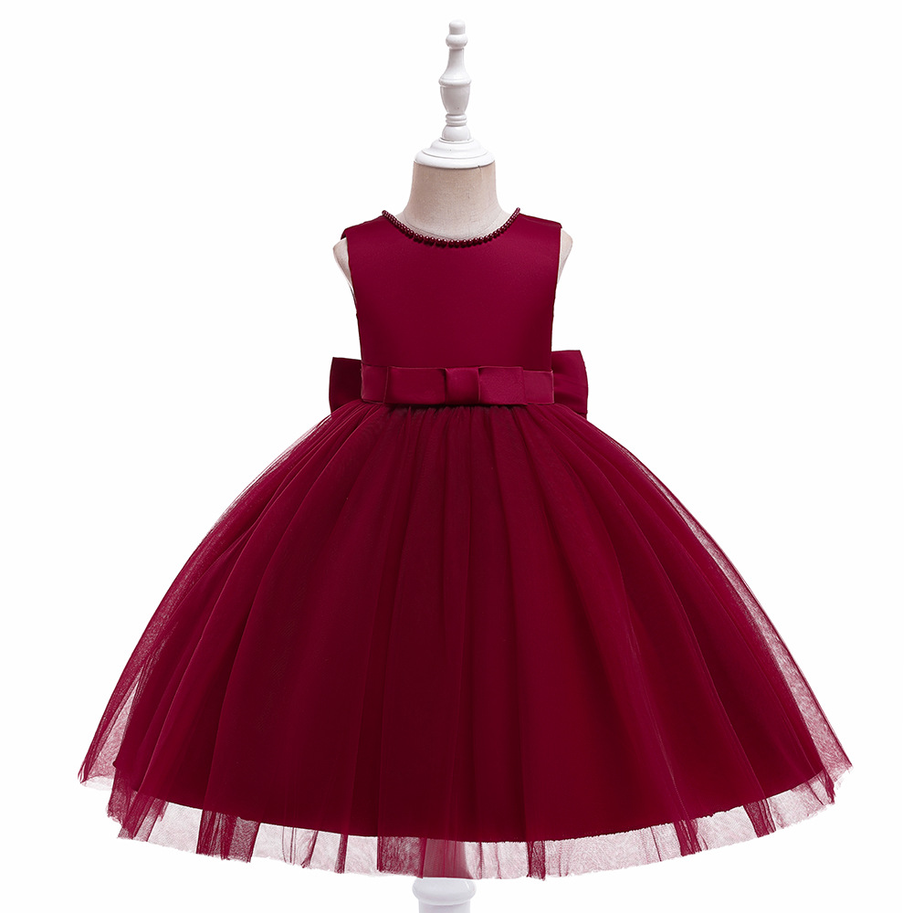 Buy quality Children's Dress Princess Dress Girl Big Bow Dress Little