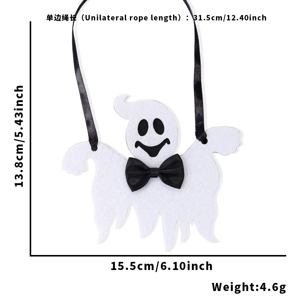Halloween artículos para mascotas araña fantasma bibs fiesta de Halloween gato perro vestido traje corbata colgar