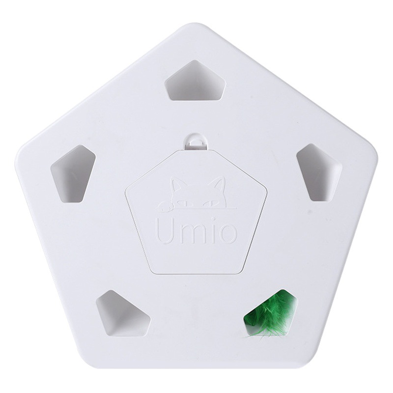 Umio gato juguete automático gato teaser inteligente simulación caza inducción inicio auto-Hola aliviar el aburrimiento