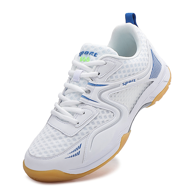 Nuevos zapatos deportivos transfronterizos zapatos de bádminton de hombre zapatos de entrenamiento de tenis de mesa transpirables zapatos de tenis cómodos ligeros estudiantes image 5