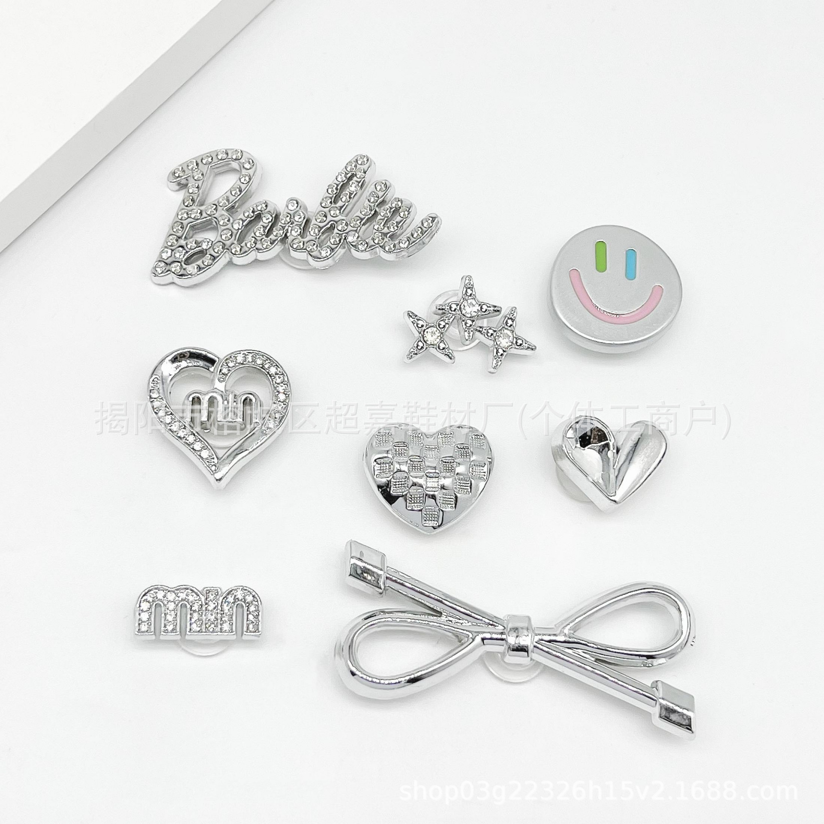 CJ-174 Cara sonriente de pequeña fragancia plateada