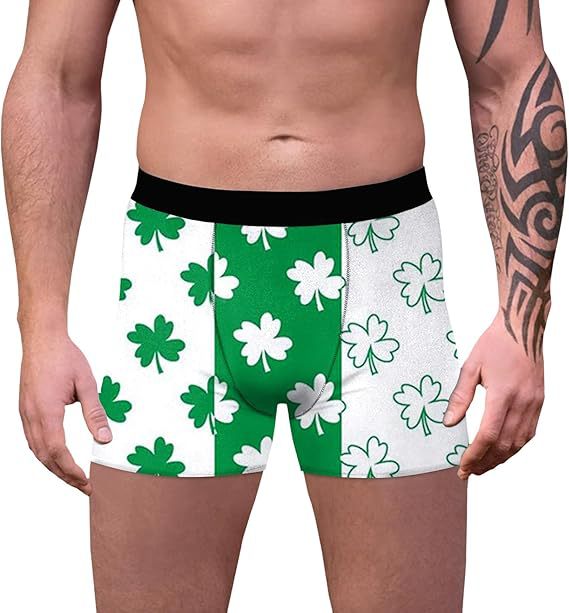 2025 Europa y América nueva moda casual trébol de cuatro hojas pantalones cortos de cuatro esquinas para hombre MP01