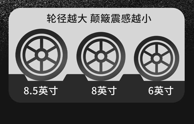 Electric foldable two-wheeled adult scooter, foldable model for commuting, suitable for college students and office workers, with long battery life