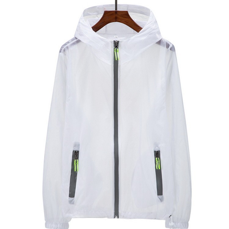Cremallera reflectante para hombres talla grande ropa de protección solar pareja ropa de piel al aire libre ropa de pesca imagen impresa logo image 7