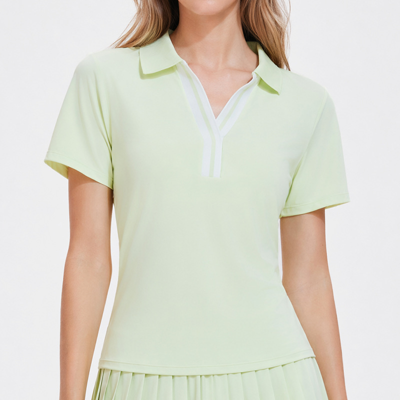 Amazon nuevo juego de tenis de mujer bolsillo anti-fuerte vestido corto de fitness con solapa golf set