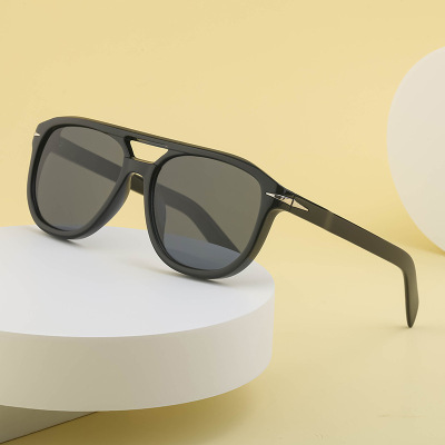 欧美复古太阳镜男款批发跨境防紫外线墨镜抖音太阳眼镜sunglasses