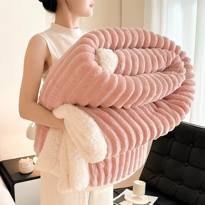 Одеяло-подушка Keep-Warm, утолщённая двухслойная флисовая ткань, различные размеры и цвета