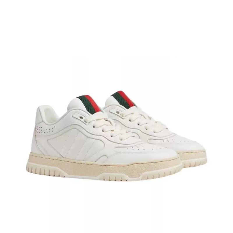 2025 New Genuine Leather Biscuit Shoes Couple Style Casual White Shoes Old-Fashioned Sneakers Versatile Sports Shoes Same Style as Stars