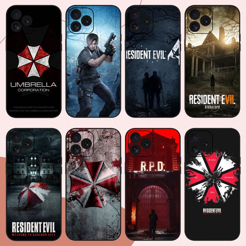 For Apple Mobile Phone Case Game R-Resident E-Evil 4 Mobile Phone Case iPhone 14 15 8 11