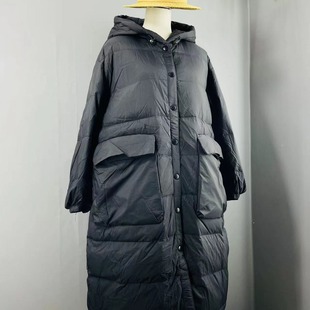 Special Offer 2025 Spring New Women's Turtleneck Loose down Jacket Versatile Export Style Thick Long-Sleeved White Duck down Coat