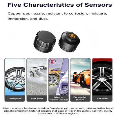 Car and Motorcycle Bluetooth Tire: Tire pressure monitoring system