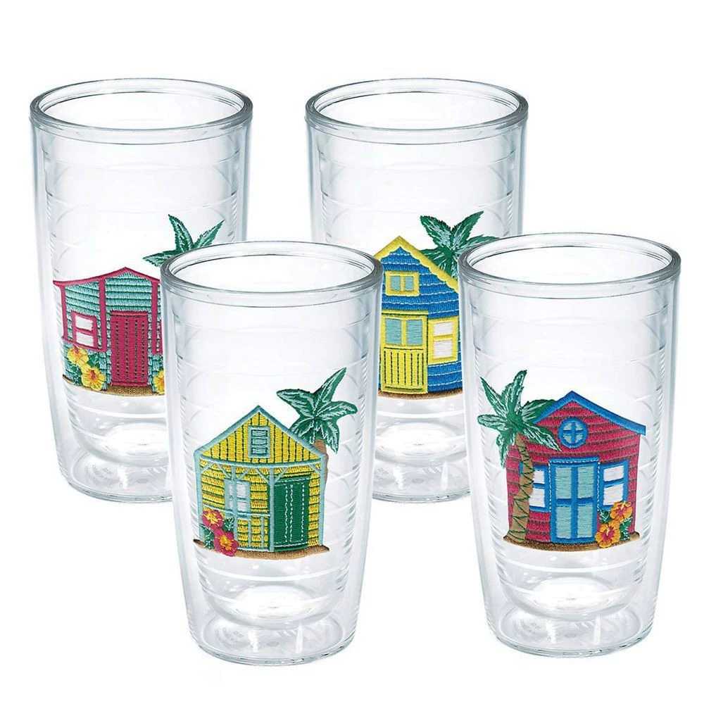 Cross-border Amazon new direct drinking plastic water cup Internet celebrity simple and portable 24oz double-layer thread cup