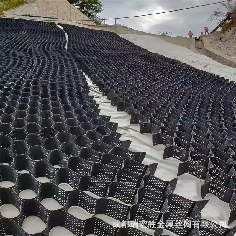 成都土工格室厂家 蜂巢土工格室 护坡固土HDPE土工格室