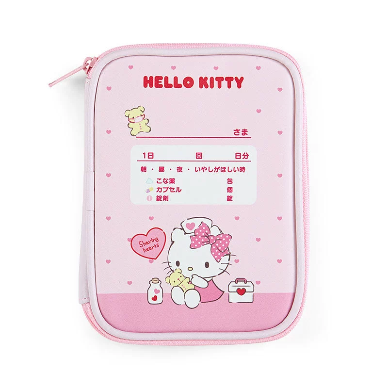 Первая медицинская сумка-органайзер (Hello Kitty), милая с застежкой-молнией медицинская сумка компактная с карманами