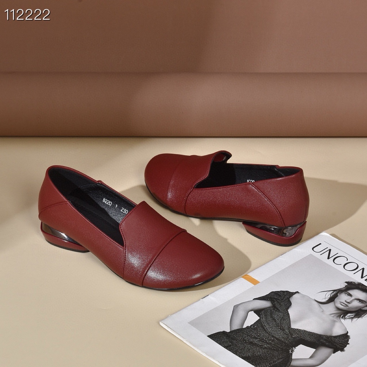 Neue Damenschuhe mit niedrigem Blockabsatz und runder Zehenpartie für Frühling und Herbst 2025 – modisch, bequem und vielseitig_voghion.com