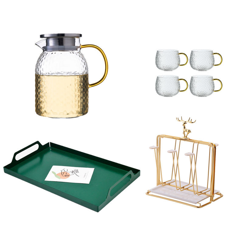 1150m개 + 노란색 손잡이 망치 컵 4개 + 사슴 스탠드 + 녹색 트레이