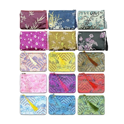 12*16 thickening Embroidery zipper Jewellery Jewelry bags Jewelry Storage comb packing Bracelet Customized customized