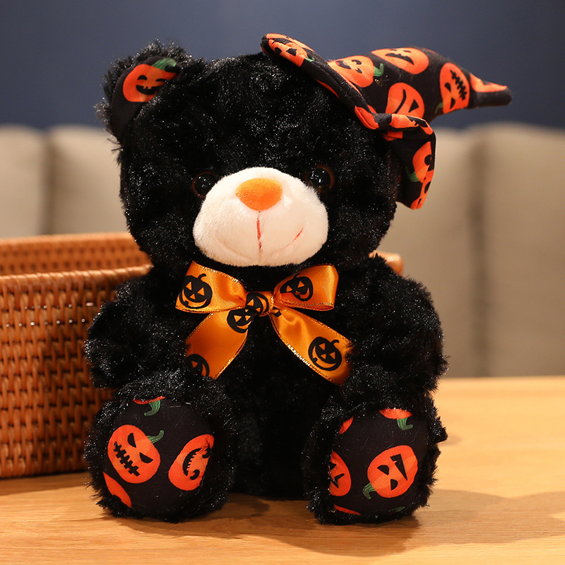 国境を越えたハロウィーンの熊人形ハロウィーンの装飾品のアイデアはテディベアのぬいぐるみを責める|undefined