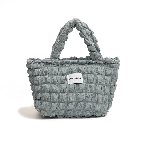 New style bubble cloud bag, commuter one-shoulder handbag, office workers, large capacity, summer simple Korean style ins women's bag