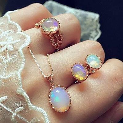 Jewelry Fashion accessories New Necklace Earrings Ring Set new