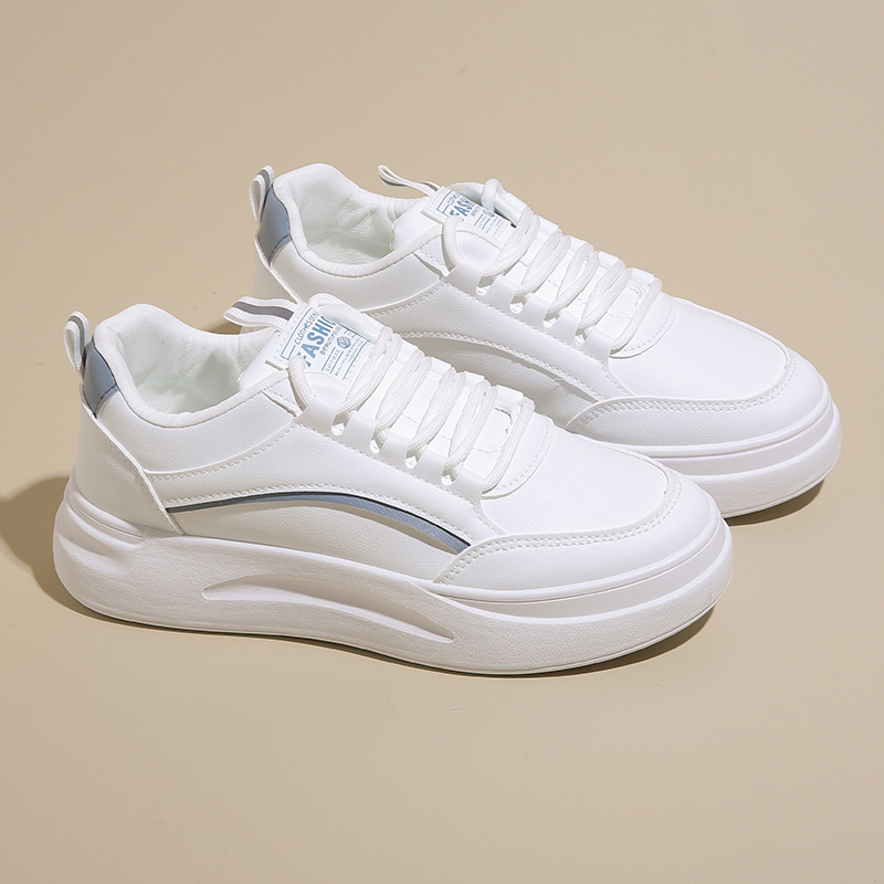 ins coreano zapatos blancos de moda 2024 otoño nuevos zapatos transpirables de skate para estudiantes de carrera zapatos casuales SH835