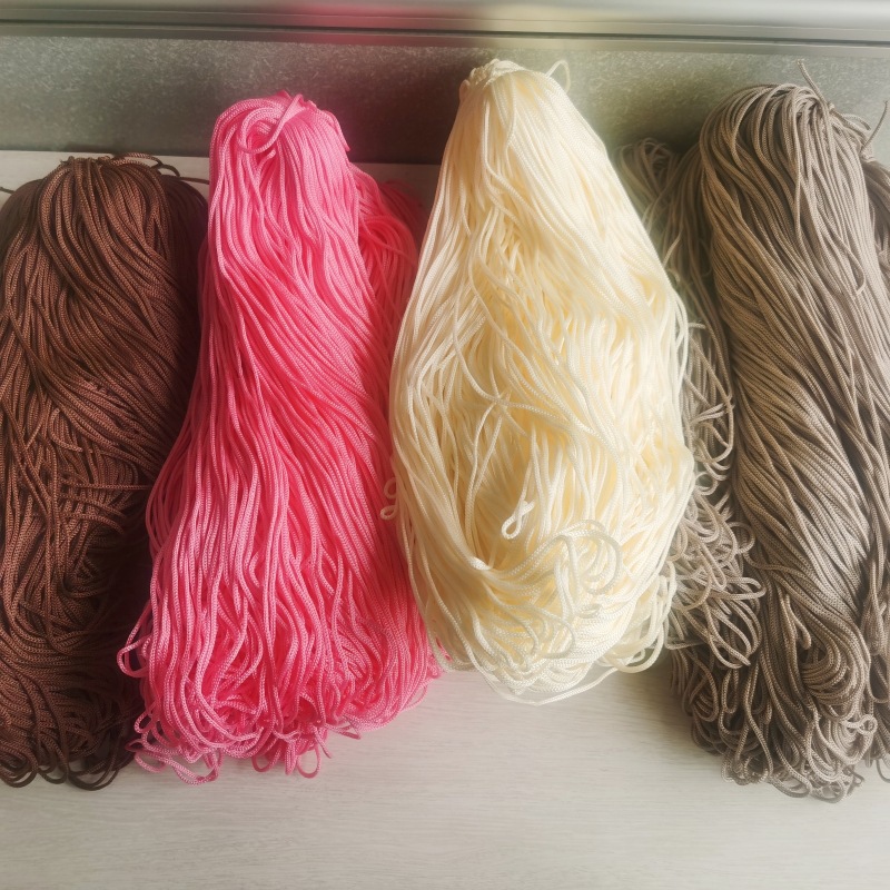 厂家供应细空心冰丝线DIY手工编织蕾丝线遮阳帽钩针包包冰麻线