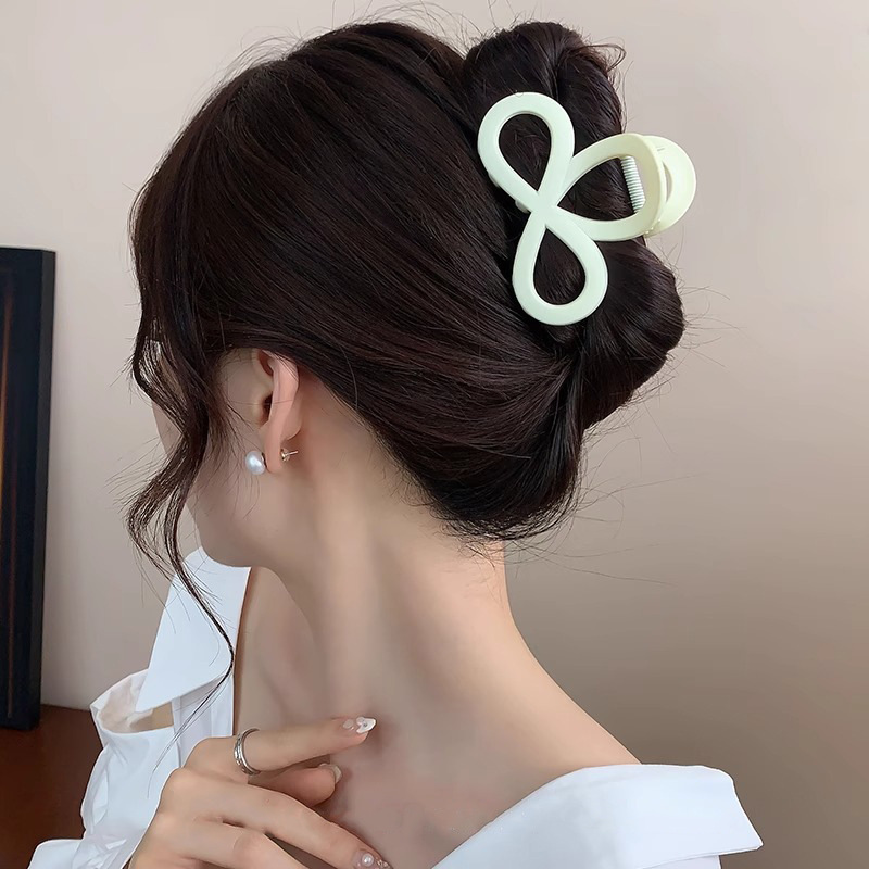 Clip de agarre, gran cantidad de cabello, horquilla esmerilada, horquilla simple, horquilla de tiburón, nuevo y exquisito tocado de alta gama, horquilla femenina