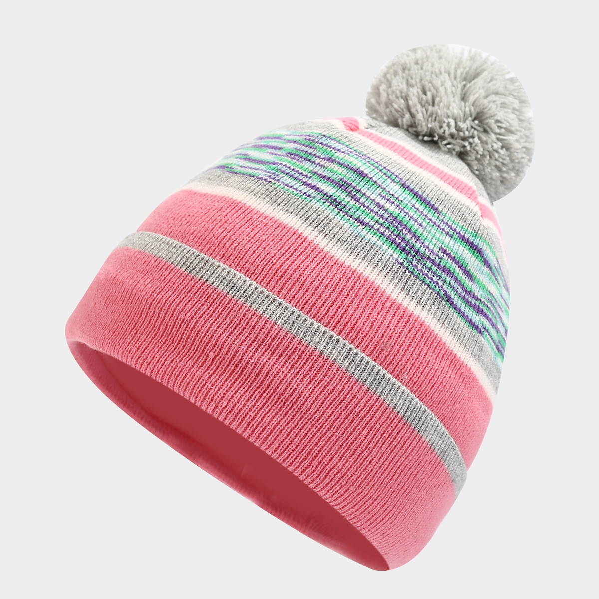 Nuevos sombreros cálidos al aire libre para niños europeos y americanos, guantes de cuello, juego de tres piezas, invierno más terciopelo, traje de tres piezas a prueba de frío, comercio exterior image 3