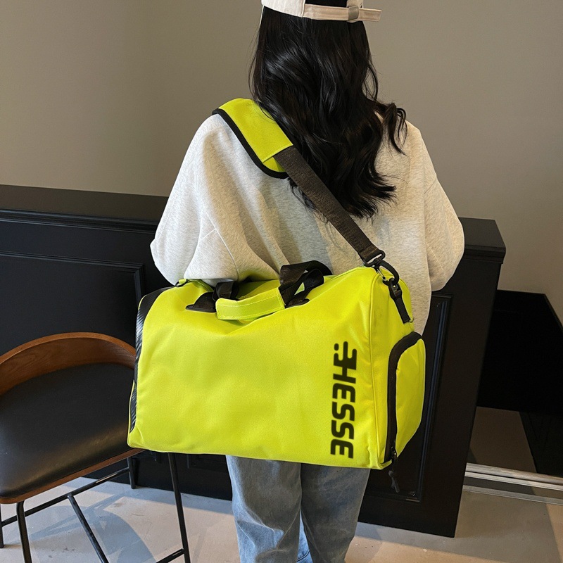 Short Trip Men's Large Capacity Women's Travel Hand Luggage Bag Dry Wet Separation Cycling Sports_voghion.com