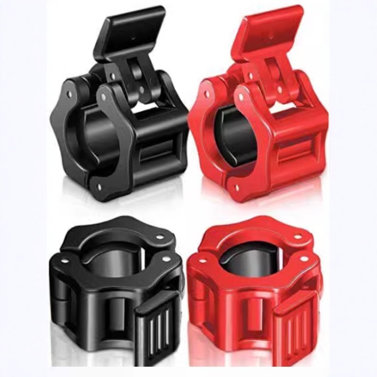 Household dumbbell barbell bar buckle small hole fixed buckle barbell clamp lock and 25mm plastic quick buckle
