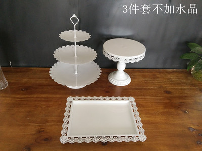 Decoración de mesa de postre soporte de exhibición bandeja de pastelería de postre comida fría pausa de té Mesa estante de la torta té de la tarde Merienda stand image 27