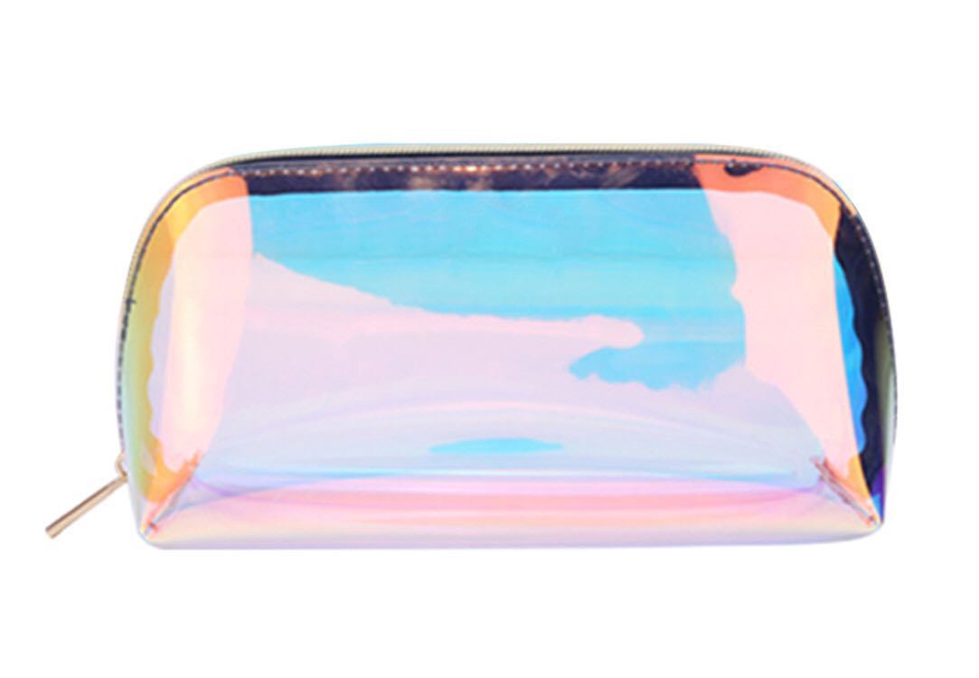 Nuevo bolso de las mujeres de moda todo fósforo monedero colorido láser mini bolso de la jalea transparente