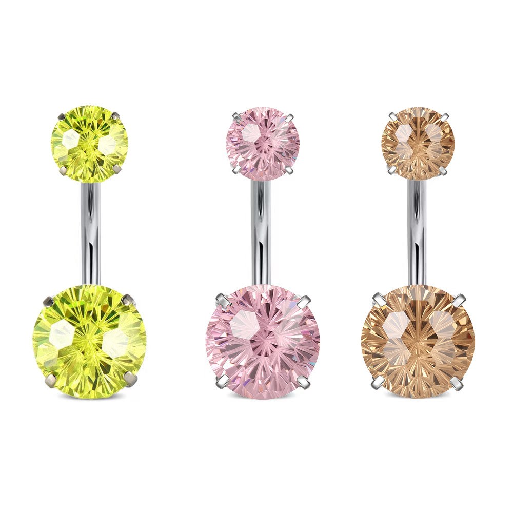 Silver pointed spike labret stud material detail