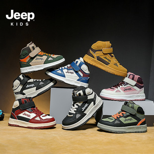 Jeep��ͯЬ�\��Ь2025�＾�¿��ˮƤ���ܲ�Ь���m�p��ŮͯЬճ�N