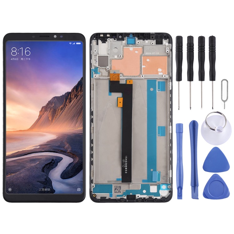 Para Xiaomi Mi Max 3 TFT material LCD conjunto táctil con marco