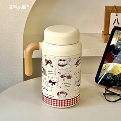 学生大容量316不锈钢保温杯ins新款女生高颜值可爱直饮不撞款水杯