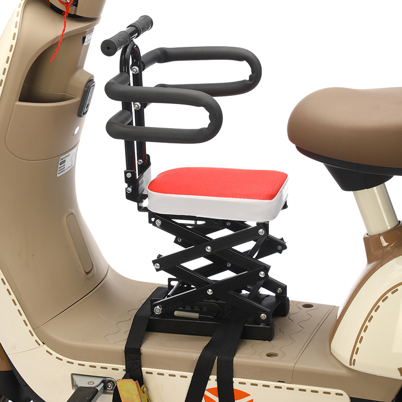 Electric motorcycle scooter electric motorcycle child seat front baby safety child sitting chair battery car stool