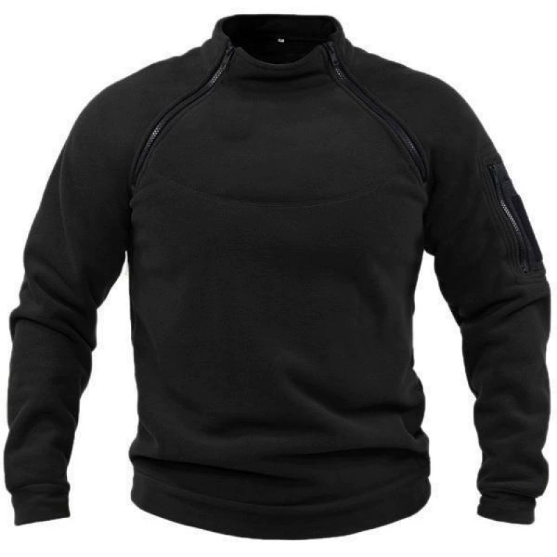Autumn solid travel keep warm breathable tactics sweatshirt, European style