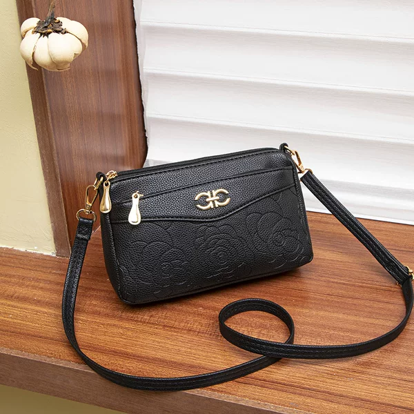 Qianzi Fox 2025 Spring New Arrival Women's Bag Fashionable All-match Crossbody Bag Middle-aged Mother Bag Coin Purse