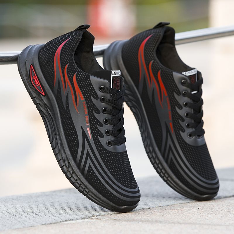 Men's Shoes Autumn and Winter New Waterproof Leather Sports Casual Shoes Versatile Soft Sole Kitchen Non-Slip Shoes Fleece-Lined Warm Cotton Shoes