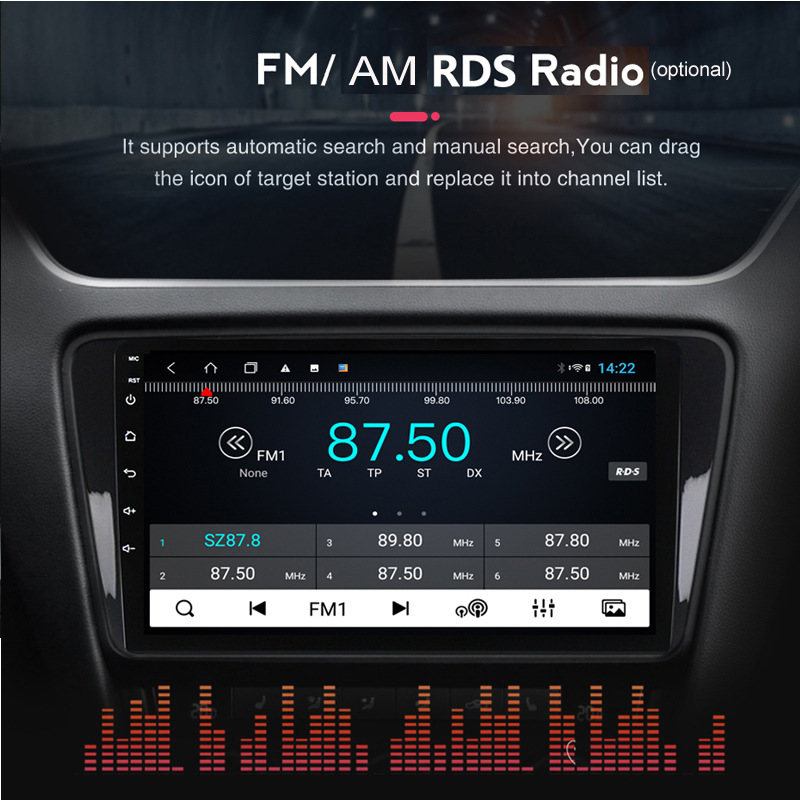 Suitable for Toyota Camry 07-11 Models, Android Large-Screen Car Central Control Navigation, Bluetooth Carplay, High-Definition