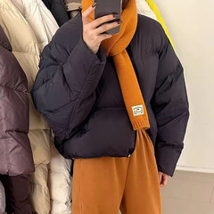 圆领羽绒服女2025冬季时尚糖果色小个子白鸭绒时尚宽松保暖面包服