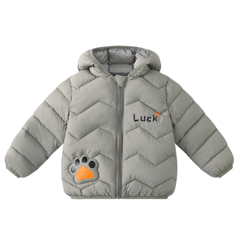 871 ropa de algodón ligero de dibujos animados para niños, ropa de algodón para bebés pequeños y medianos, ropa de abrigo de algodón para niños y niñas de otoño e invierno