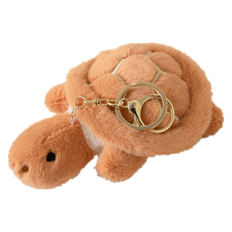 Cute pequeño tortuga colgante llavero tortuga verde bolsos colgantes juguetes de peluche dibujos animados muñecas de animales