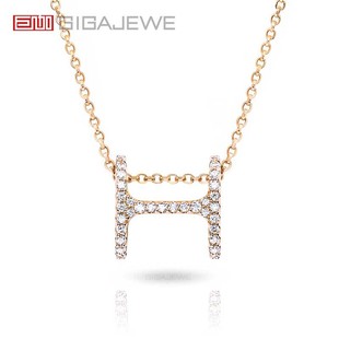 GIGAJEWE DEF Color small size Round Cut Mosan Diamond Necklace Holiday Gift Exquisite Necklace