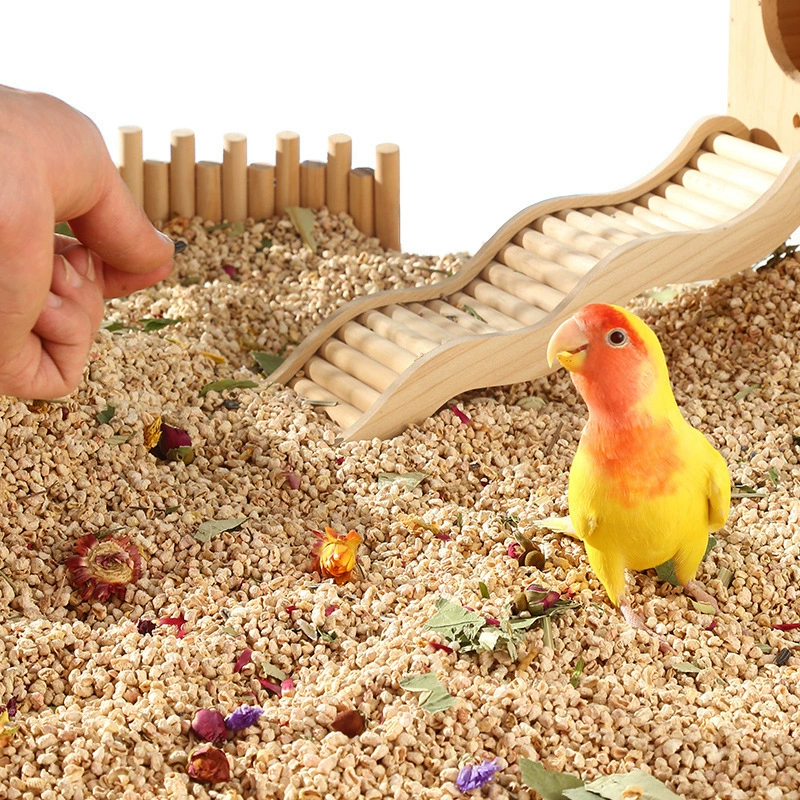 悦小萌 Parrot bedding, corn cobs, walnut sand, bird cage breeding box, special feces sand, deodorizing bird feces sand supplies