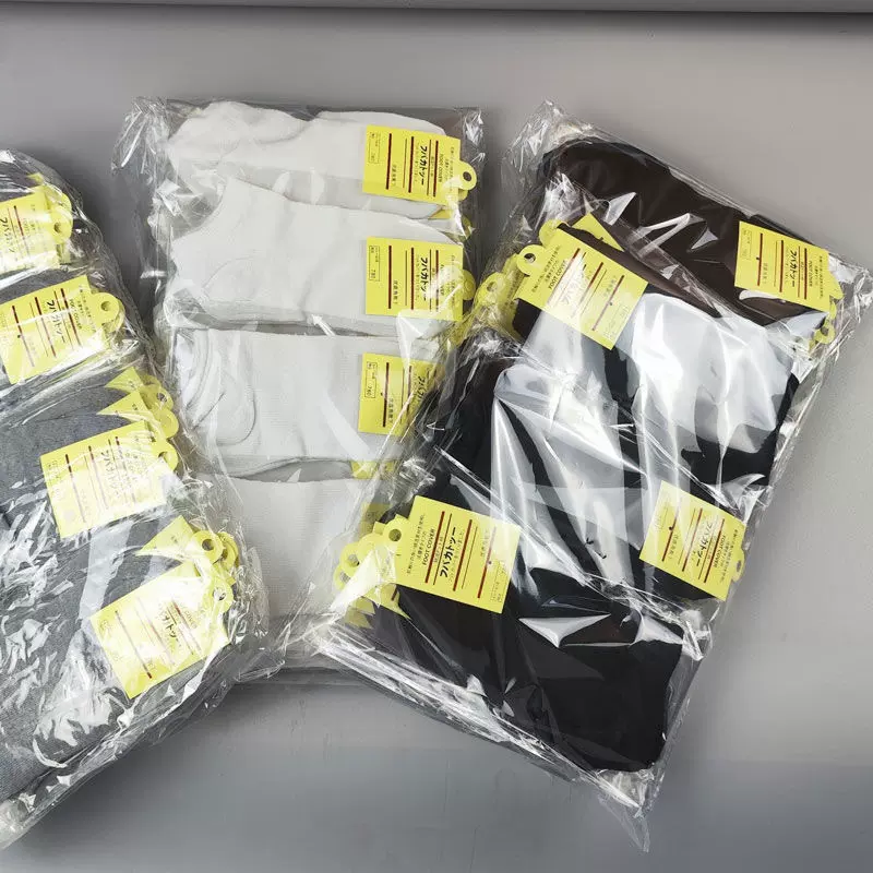 一次性袜子男中筒袜48码懒人免洗足浴店加大加厚船袜独立包装直销